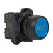 Sprecher & Schuh PUSHBUTTON 22.5mm PLASTIC FLUSH BLUE RESET 1NO