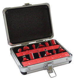 Trucut Dart  12 Piece 1/4' Router Cutter Set