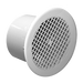 Manrose 150mm Low Profile Circularc Grille White Bagged Simx