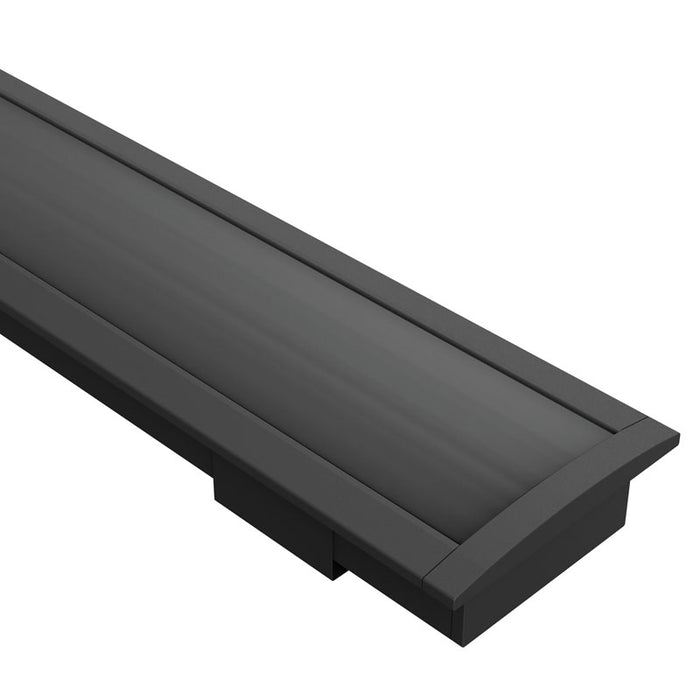 Task Black Anodised 120 Channel With Black Lens