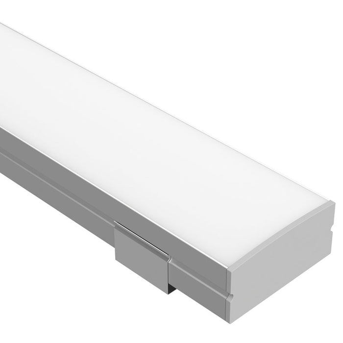 Task Profile 240 Surface Mount End Cap & Clips Pack Silver