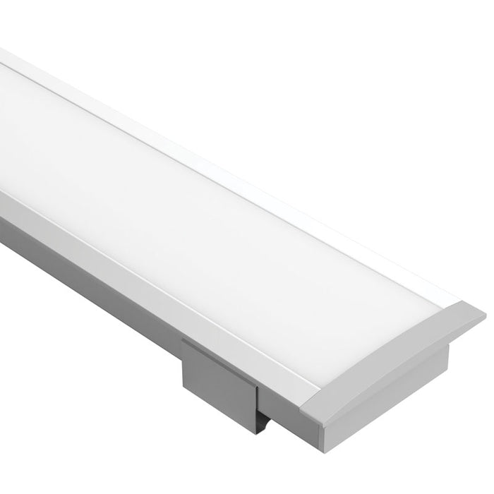 Task Profile 250 Recessed End Cap & Clips Pack Silver