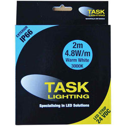 Task Strip Pak 2M 4.8W/M 24VDC Warm White IP66