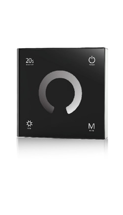 Task Wall Dimmer 4X3Amp 12-24V IP20 Black