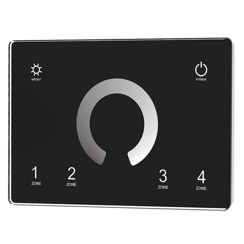 Task DMX Wall Dim Controller 4Zone 230VAC IP20 Black Face — Scott ...
