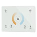 Task DMX Wall Dual White Controller 4Zone 230VAC IP20 White Face