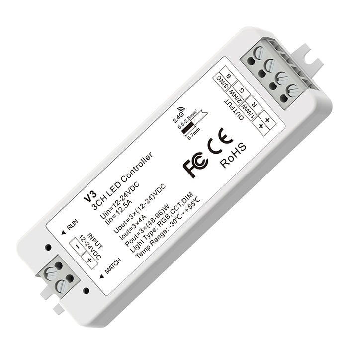 Task LED Controller 4Amp X 3Chan 12-24VDC IP20