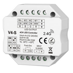 Task RGBW Controller 12-24VDC 3Ampx4 IP20