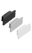 Task LED Chan 110 Black End Cap No Cable Holes
