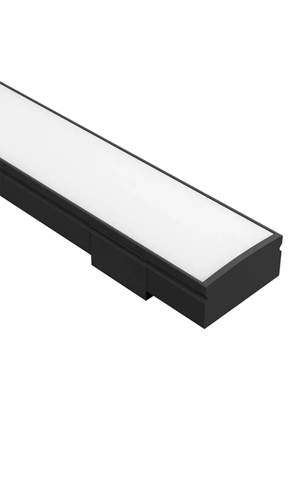 Task LED Channel110 White Profile & Black Diffuser Per Meter