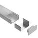 Task Profile 110 End Caps With Cable Holes Silver