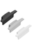 Task LED Chan 120 Black End Cap No Cable Holes