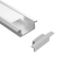Task Profile 120 End Caps Without Cable Holes Silver