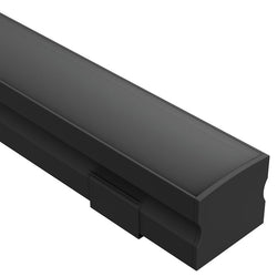 Task Black Anodised 130 Channel & Black Lens