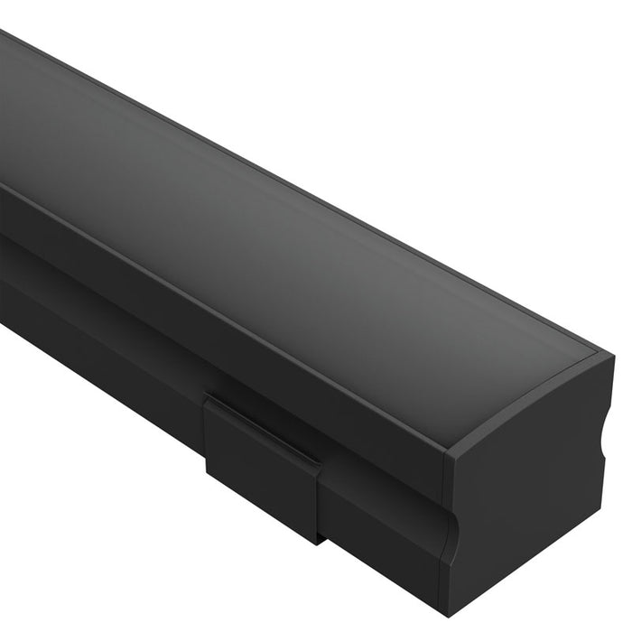Task Black Anodised 130 Channel & Black Lens