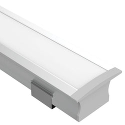 Task Profile 140 Recess Mount With Opal Lens Silver