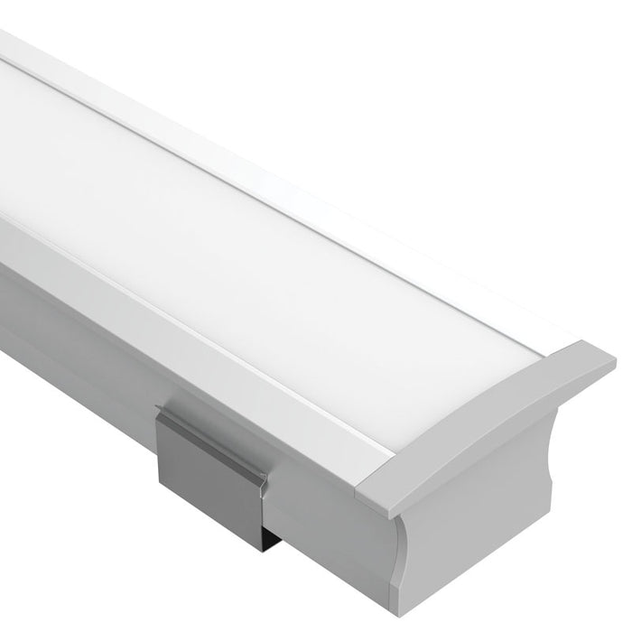 Task Profile 140 Recess Mount With Opal Lens Silver