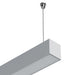 Task Profile 150 Surface Mount With Frosted Lens Silver