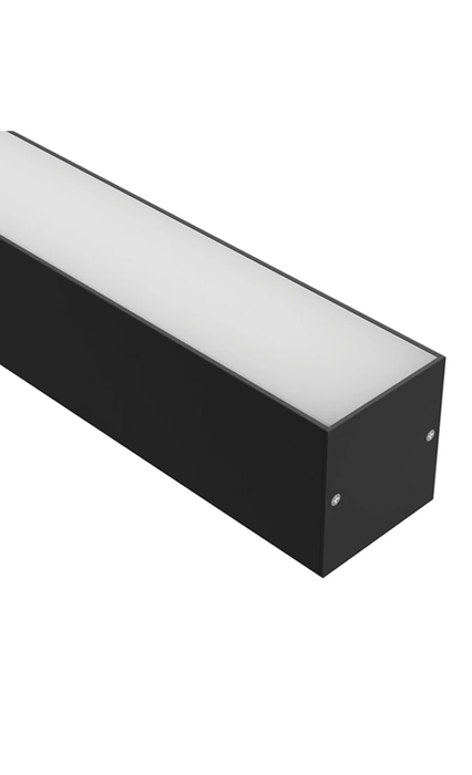 Task LED Channel150 Black Profile & Frosted Diffuser Per Meter