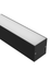 Task LED Channel150 Black Profile & Frosted Diffuser Per Meter