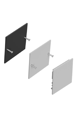 Task LED Channel150 White End Cap Screwless