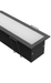 Task LED Channel160 Black Profile & Frosted Diffuser Per Meter