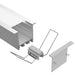Task LED Channel160 White End Cap No Cable Holes
