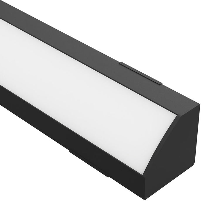 Task LED Channel170 Black Profile & Clear Diffuser Per Meter