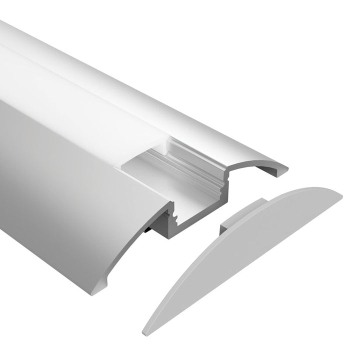 Task LED Channel180 End Cap With Cable Holes