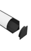 Task LED Chan200 Black End Cap With No Cable Hol