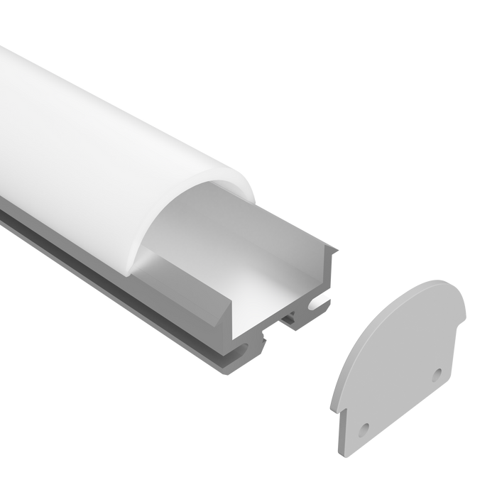 Task LED Chan330 End Cap No Wire Holes