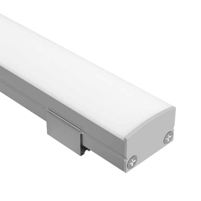Task Profile 350 End Caps Without Cable Holes Silver
