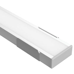 Task Profile 450 Surface or Recessed Mount Opal Lens Silver