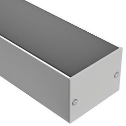 Task LED Channel590 Silver Profile & Black Diffuser Per Meter