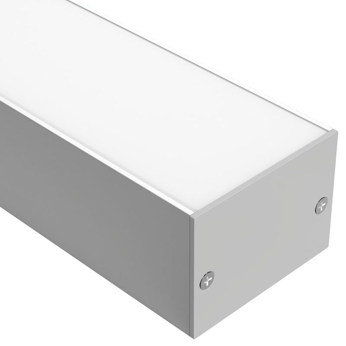 Task Profile 590 Surface or Suspended Mount Opal Lens Silver