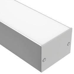 Task LED Channel590 Silver Profile & Prismatic Diffuser Per Meter