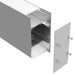 Task Profile 610 End Caps Without Cable Holes Silver
