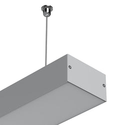 Task LED Channel670 Silver Profile & Prismatic Diffuser Per Meter