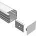 Task LED Channel680 Silver End Cap Screwless