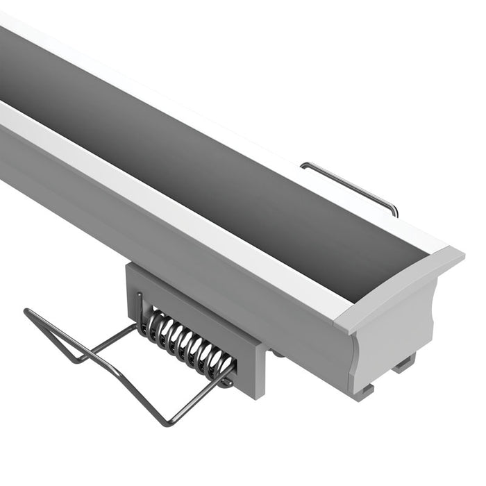 Task LED Channel730 Silver Profile & Black Diffuser Per Meter