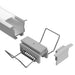 Task LED Chan730 End Cap With Wire Holes