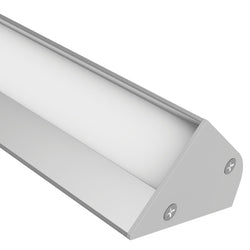 Task LED Channel740 Silver Profile & Clear Diffuser Per Meter