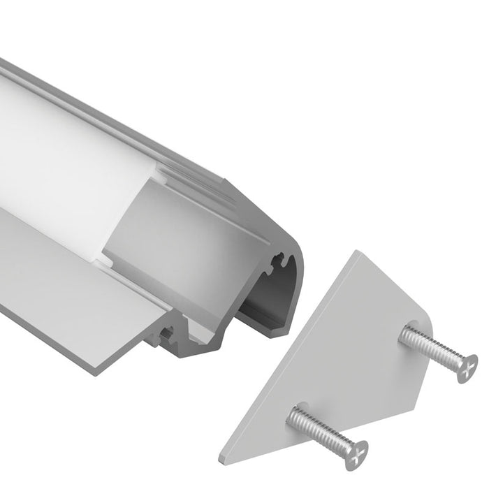 Task LED Channel740 End Cap Left No Hole