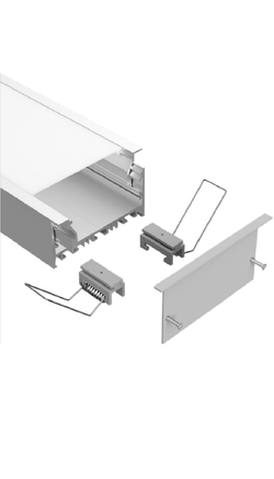 Task LED Chan760 End Cap No Cable Hole
