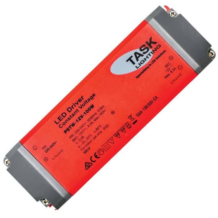 Task LED Driver 8.33A 12VDC 1-100W Constant Voltage IP20