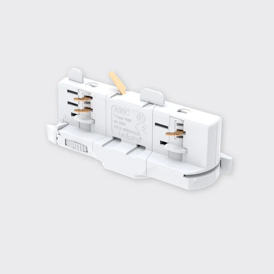 Bright Light 3-Circuit Dali Track Adaptor White