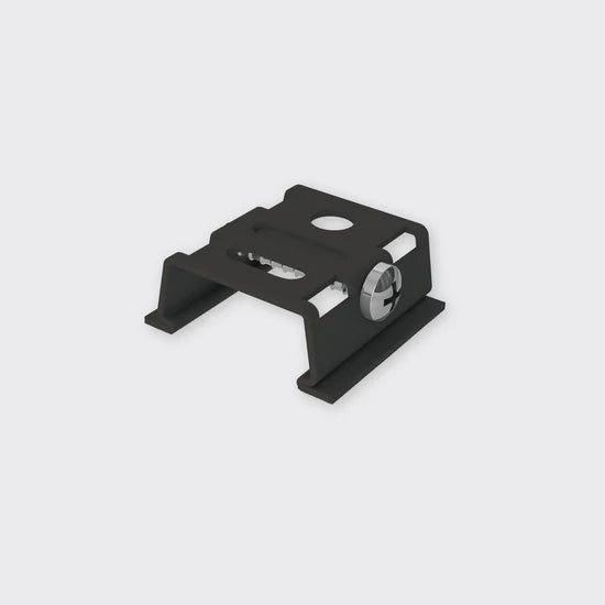 Bright Light Track Ceiling Bracket Black