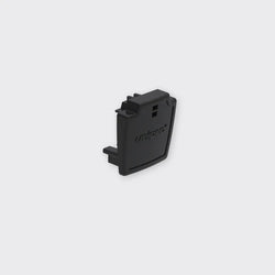 Bright Light 3-Circuit Dali Track End Cap Black
