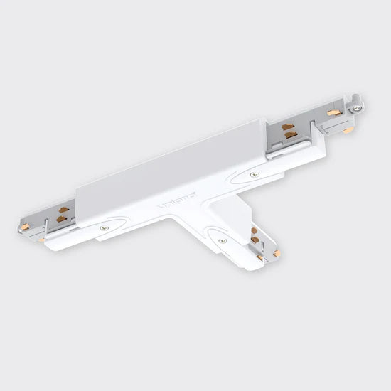 Bright Light 3-Circuit Dali Track T-Angle Connector C White