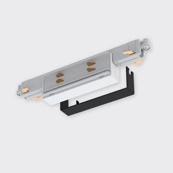 Bright Light 3-Circuit Track Joint Connector White & Black
